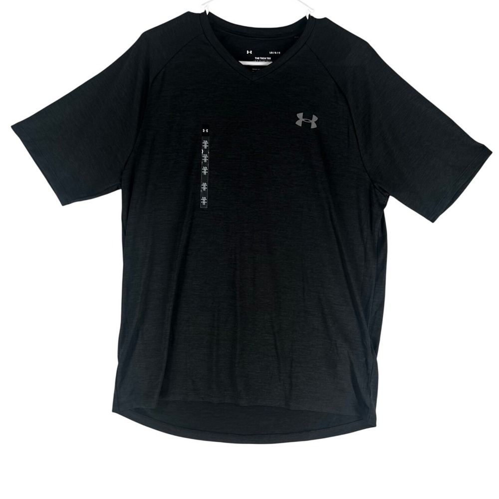Under Armour Black Tech Tee Short-Sleeved Loose Fit Men's Size XL NWT
